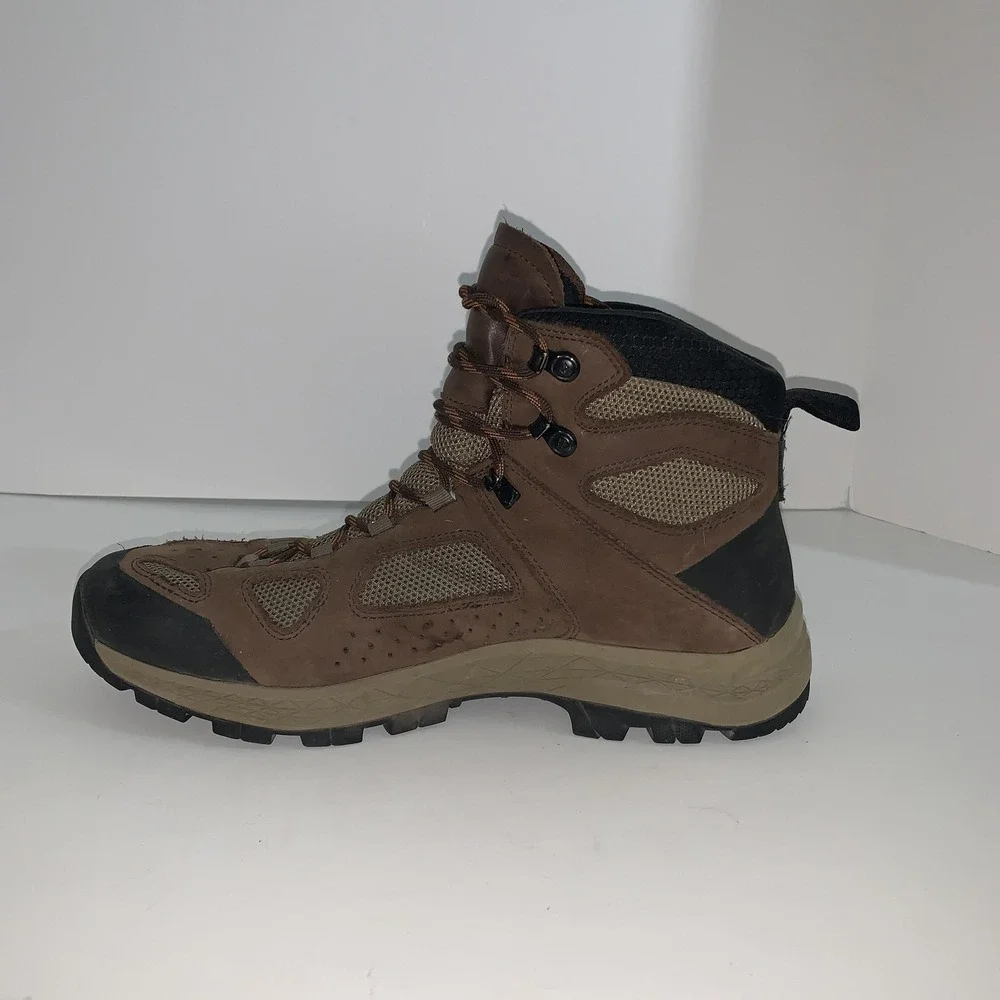 Vasque Boots Mens Size 13 Brown Nubuck Combat Hiking Waterproof 7742M Trail